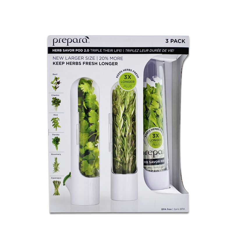 Set Of Three Prepara Herb Savor Pods 2.0