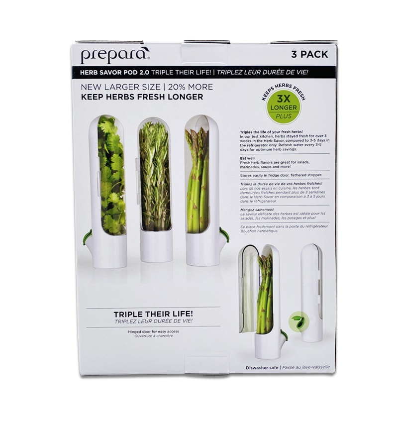 Set Of Three Prepara Herb Savor Pods 2.0