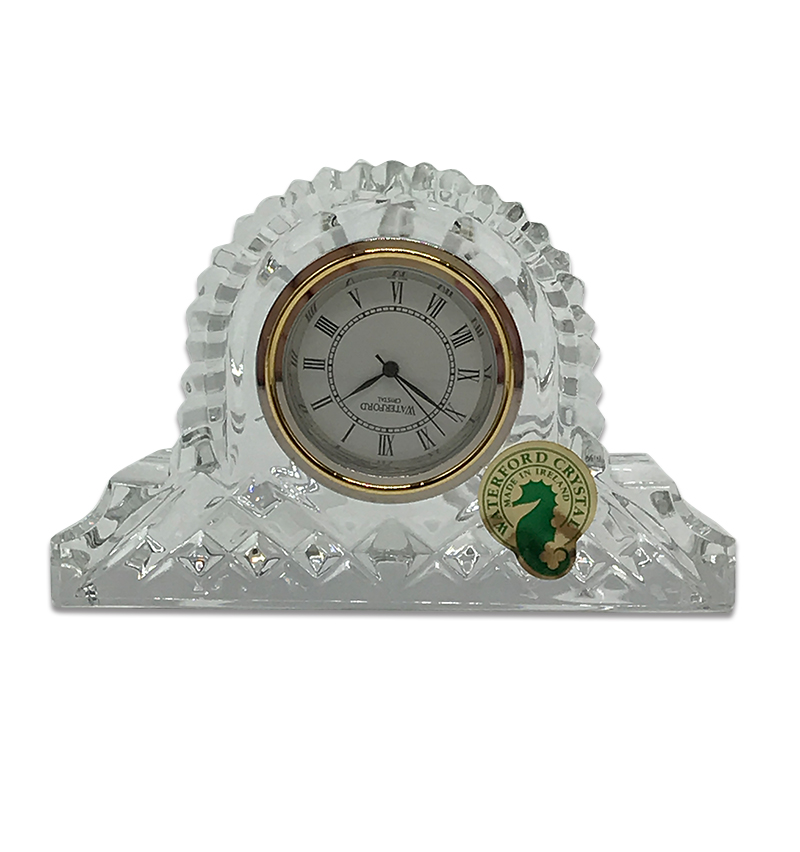 Miniature Presentation Waterford Crystal Desk Clock