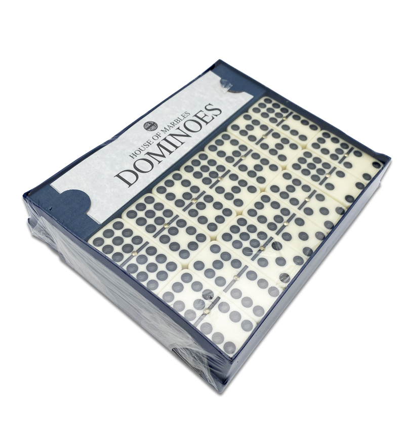 Quality Vintage Boxed Double Nine Dominoes House Of Marbles Circa
