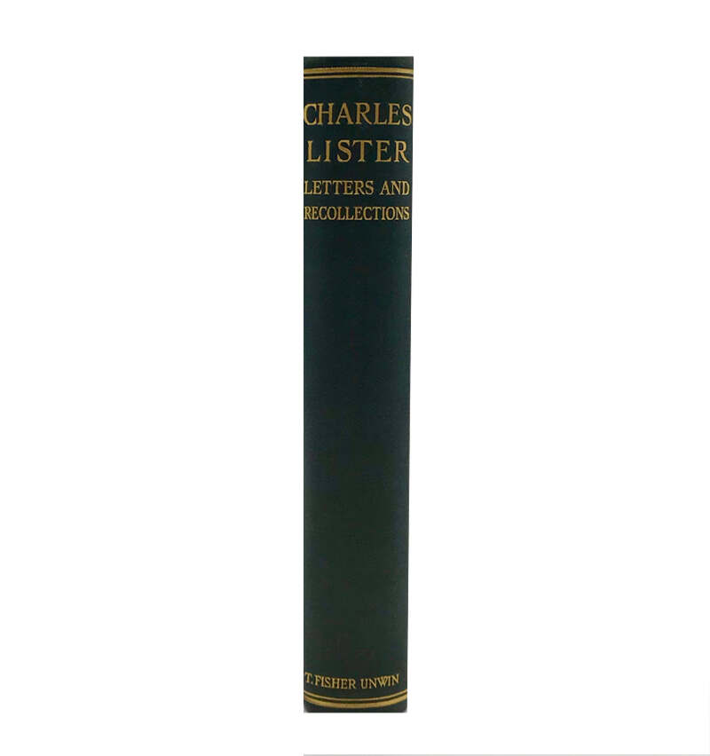 FIRST EDITION 1917 PLUS 2 PERSONAL LETTERS. Charles Lister, Letters And ...