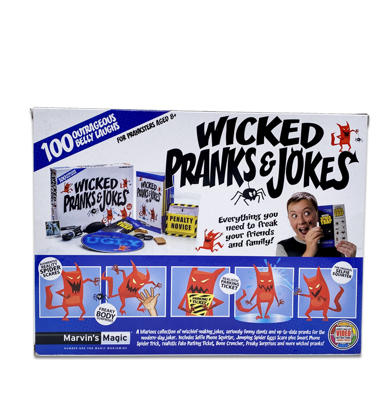 Marvin's Magic – Wicked Pranks And Jokes – Spectacular Assorted Collection  Of Fun Pranks For 8 Years And Upwards – Wearenotashop