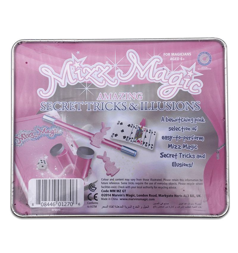 Marvin’s Magic Mizz Magic Gift Tin For Girls Mind Reading Canisters