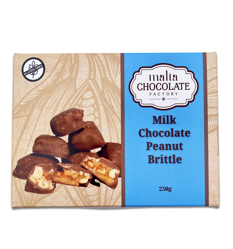 Malta Chocolate Factory Milk Chocolate Peanut Brittle