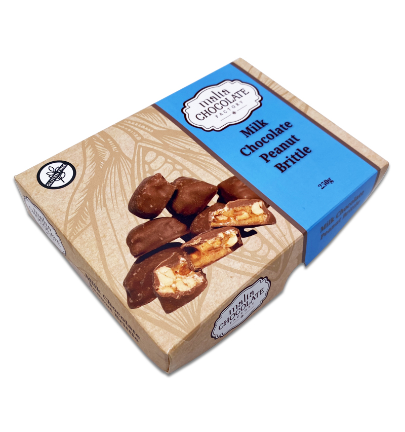 Malta Chocolate Factory Milk Chocolate Peanut Brittle