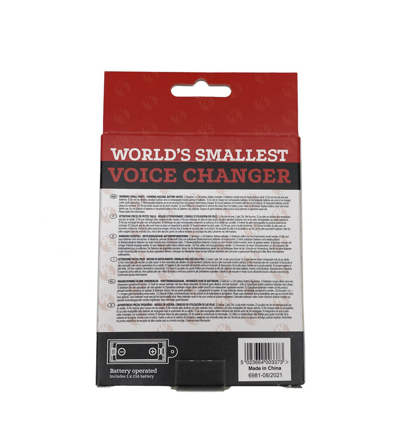 World’s Smallest Voice Changer – Wearenotashop