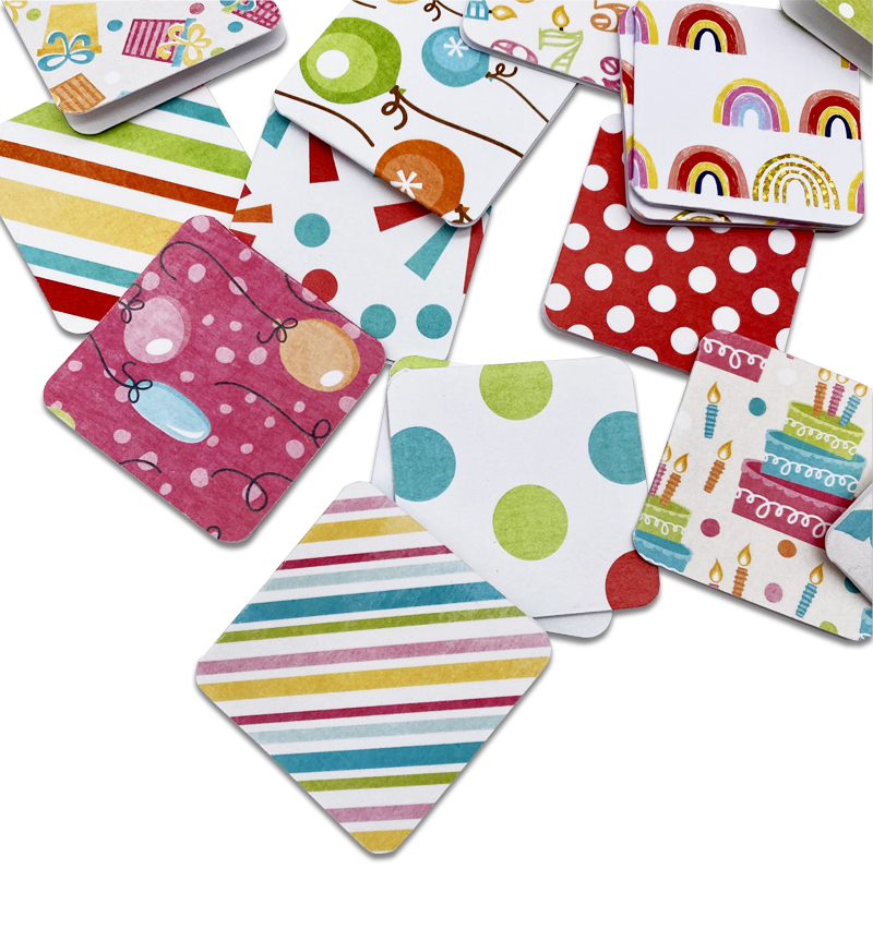 Packet Of Twenty Five Pretty Assorted Mini Gift Cards